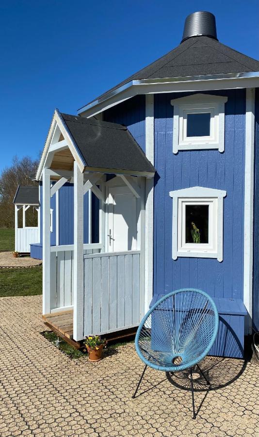 Kroghs Tiny Houses - Hyttebyen Grindsted Bagian luar foto