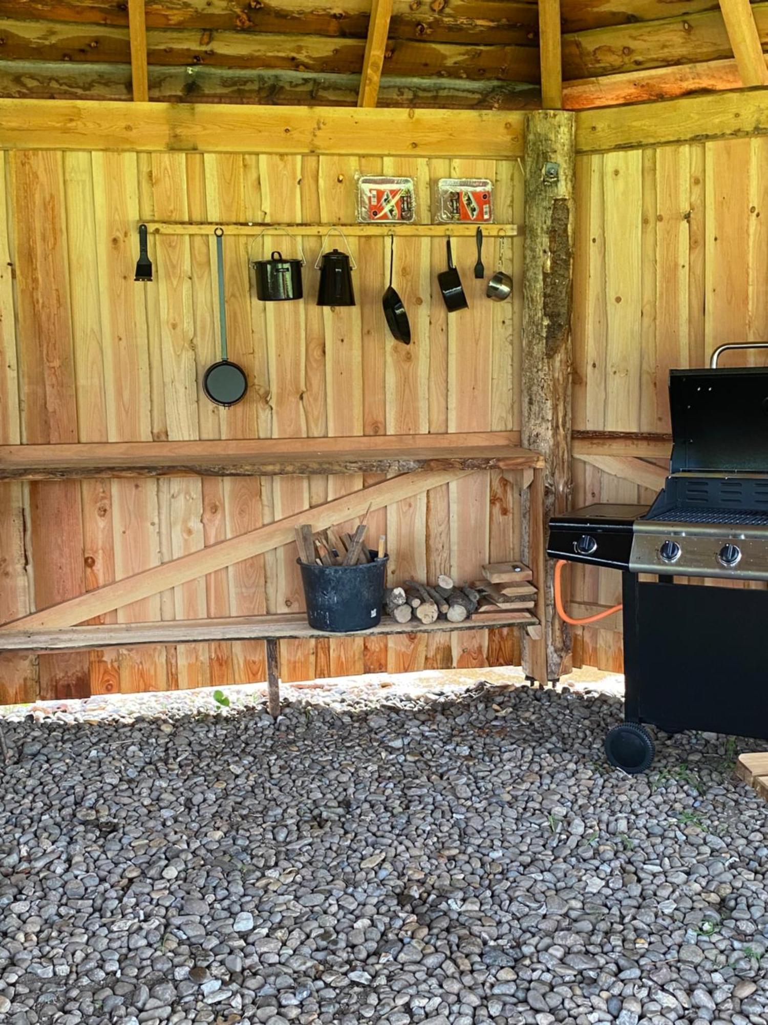 Kroghs Tiny Houses - Hyttebyen Grindsted Bagian luar foto