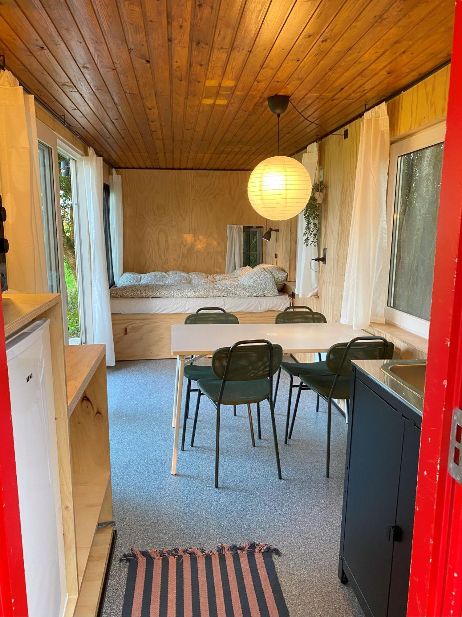 Kroghs Tiny Houses - Hyttebyen Grindsted Bagian luar foto